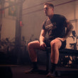 Load image into Gallery viewer, Drink Coffee, Lift Weights, Repeat T-Shirt (Charcoal Grey)