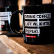 Load image into Gallery viewer, Drink Coffee, Lift Weights Mug
