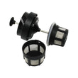 Load image into Gallery viewer, Close-up of the patented double micro-mesh filter that makes coffee taste so good with the Espro Travel Press